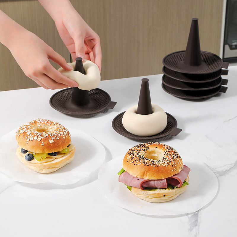 6-Piece Silicone Donut & Bread Baking Mold Set 🍩✨