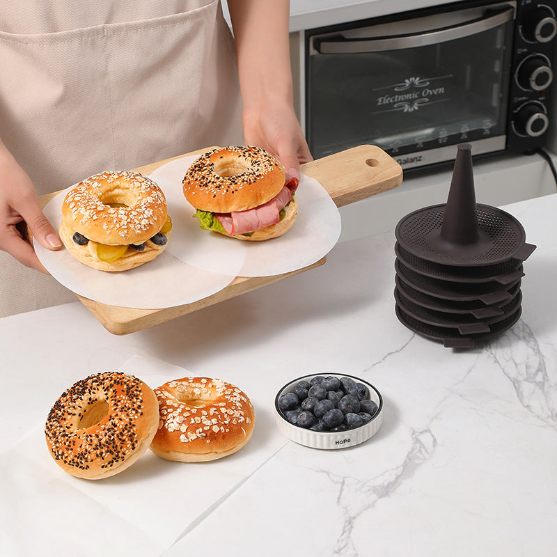 6-Piece Silicone Donut & Bread Baking Mold Set 🍩✨
