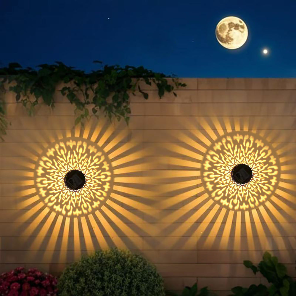 Solar Outdoor Wall Light – Waterproof Vintage Garden & Patio Lantern 🌞✨