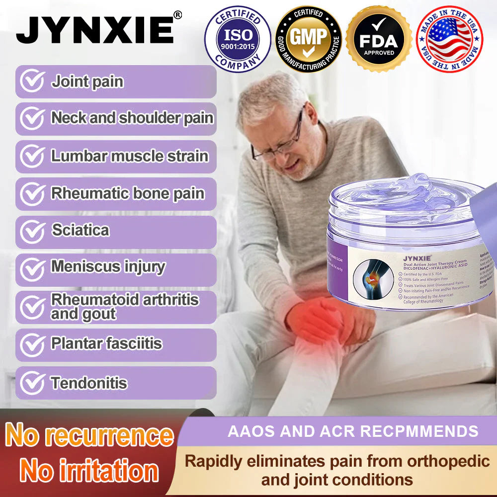 Jynxie® 7 Day Rapid Joint & Bone Therapy Cream USA Orthopedics (AAOS) Approved