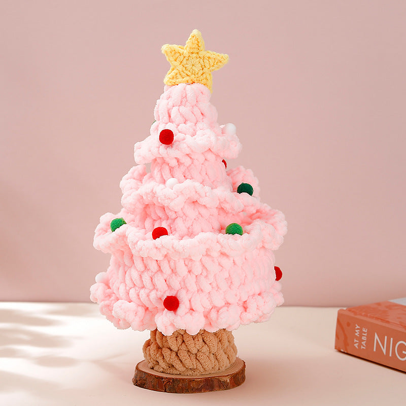 ๐ Handmade Knitted Christmas Tree โ Cozy Holiday Gift & Home Decoration