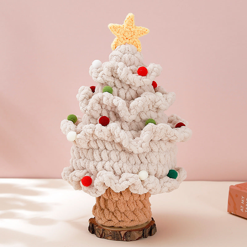 ๐ Handmade Knitted Christmas Tree โ Cozy Holiday Gift & Home Decoration