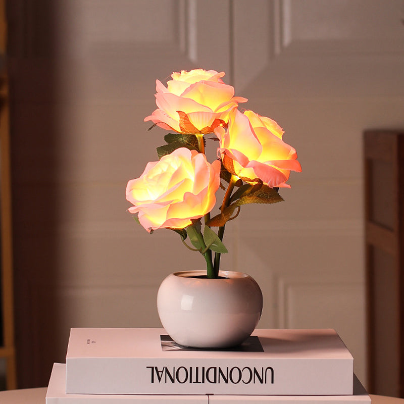 🌹 Eternal Rose Night Light – Romantic Bedside Atmosphere Lamp