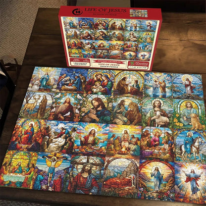 ✝️ Life Of Jesus Christmas Advent Calendar Jigsaw Puzzle 1000 Pieces 2025