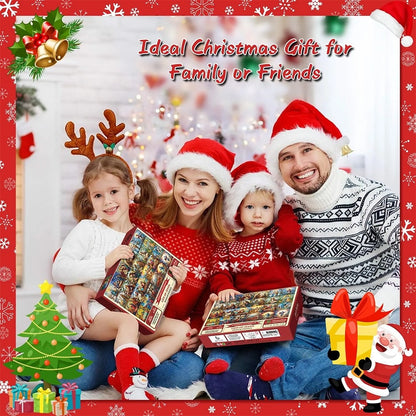 ✝️ Life Of Jesus Christmas Advent Calendar Jigsaw Puzzle 1000 Pieces 2025