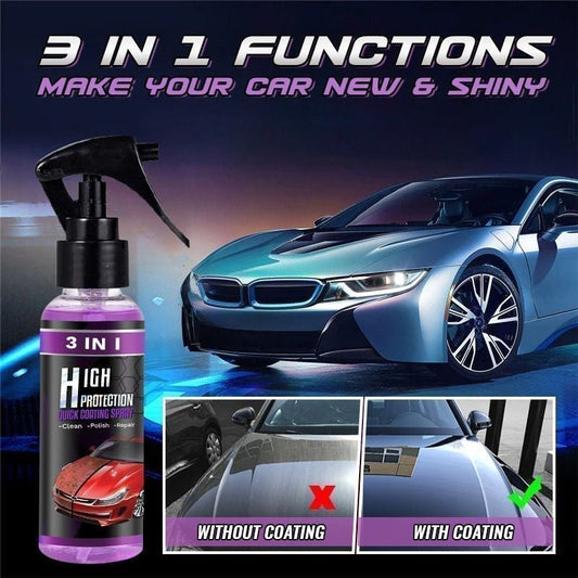 70% OFF--3 in 1 High Protection Quick Car Coating Spray
