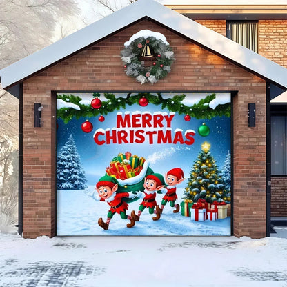 Christmas Choo-Choo | Christmas Garage Door Cover