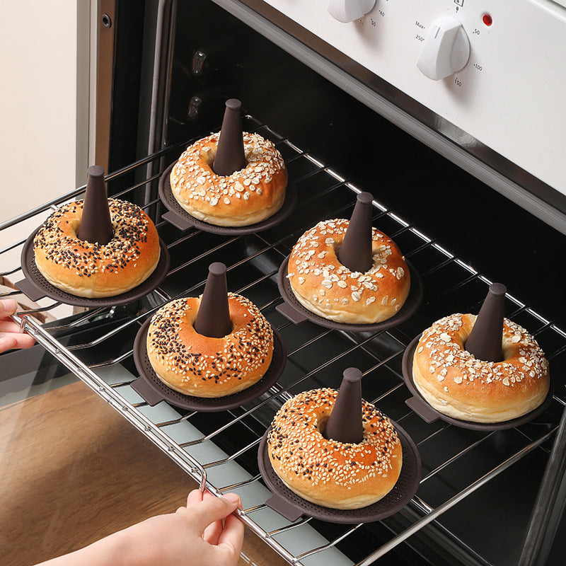 6-Piece Silicone Donut & Bread Baking Mold Set 🍩✨