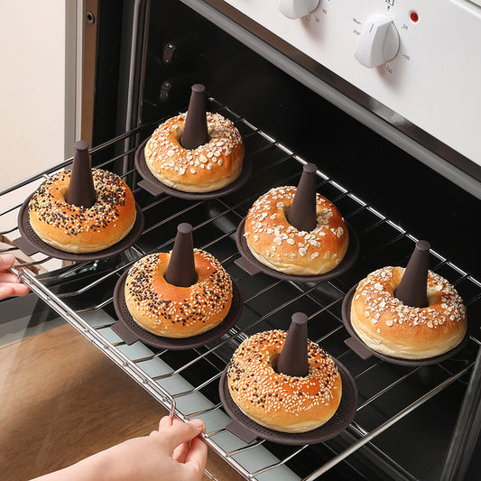 6-Piece Silicone Donut & Bread Baking Mold Set 🍩✨