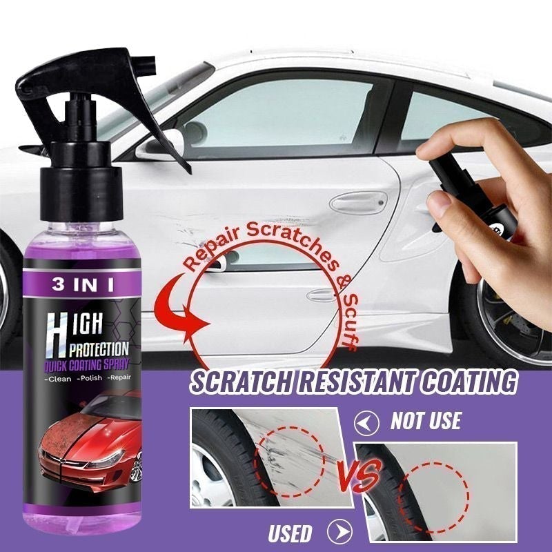 70% OFF--3 in 1 High Protection Quick Car Coating Spray