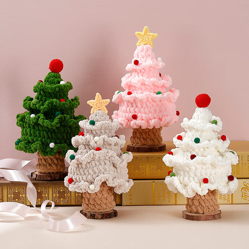 🎄 Handmade Knitted Christmas Tree – Cozy Holiday Gift & Home Decoration