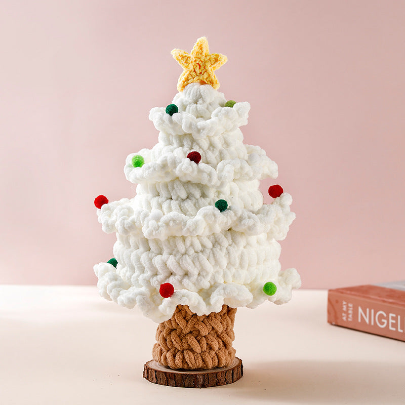 🎄 Handmade Knitted Christmas Tree – Cozy Holiday Gift & Home Decoration