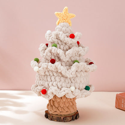 🎄 Handmade Knitted Christmas Tree – Cozy Holiday Gift & Home Decoration