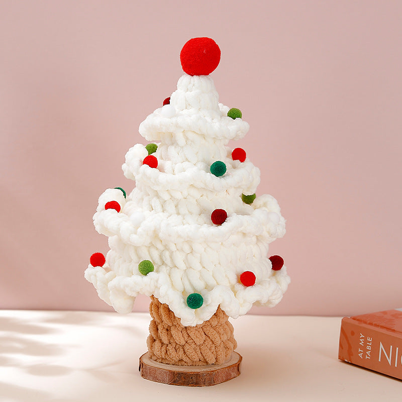 🎄 Handmade Knitted Christmas Tree – Cozy Holiday Gift & Home Decoration