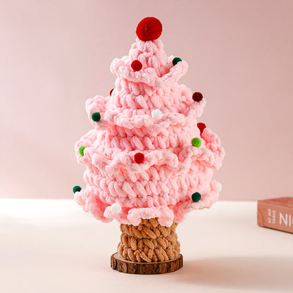 🎄 Handmade Knitted Christmas Tree – Cozy Holiday Gift & Home Decoration