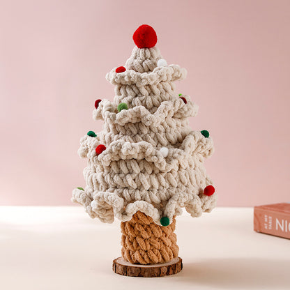 🎄 Handmade Knitted Christmas Tree – Cozy Holiday Gift & Home Decoration