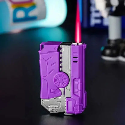 🔥Unique Gyro Folding Pistol Shaped Gas Lighter (Without Butane Gas)