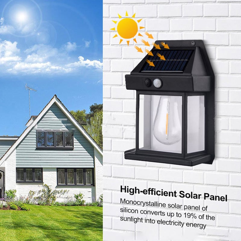 ⏰Last day 49% - Waterproof Solar Tungsten Wall Light