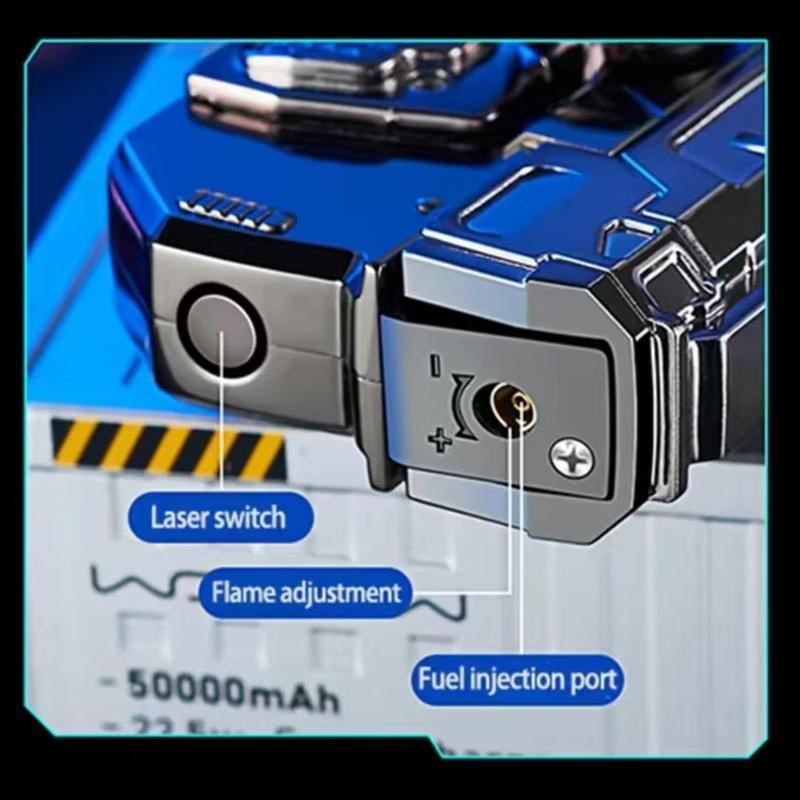 🔥Unique Gyro Folding Pistol Shaped Gas Lighter (Without Butane Gas)