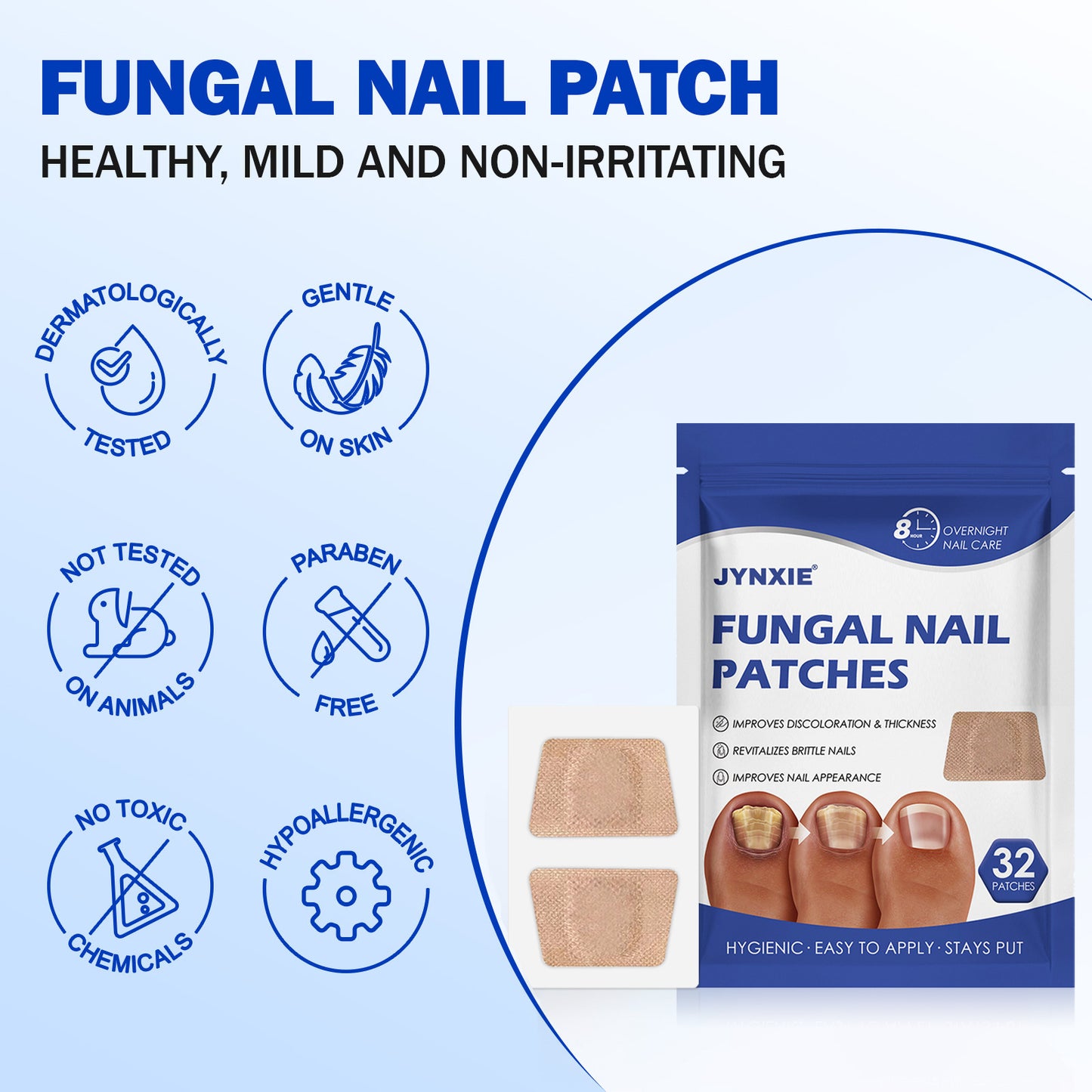 Nail Healing Antibacterial Patch
