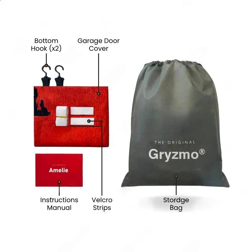 Santa & Reindeers | Christmas Garage Door Cover