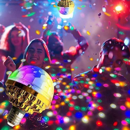 🔥Colorful Rotating Disco Ball Light