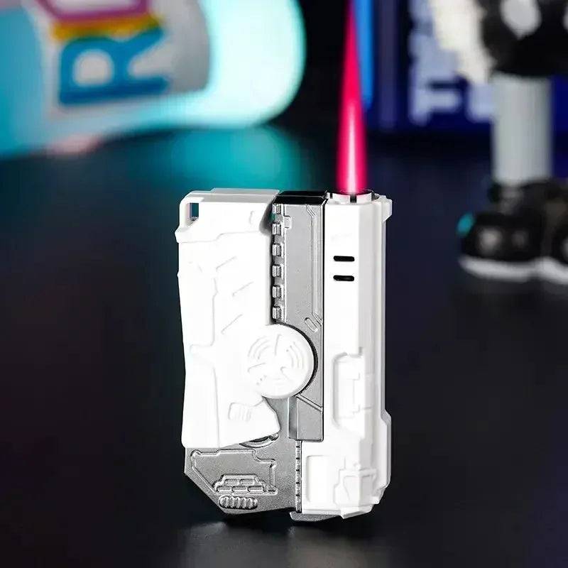 🔥Unique Gyro Folding Pistol Shaped Gas Lighter (Without Butane Gas)