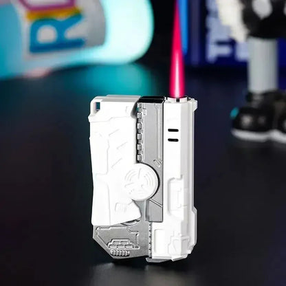 🔥Unique Gyro Folding Pistol Shaped Gas Lighter (Without Butane Gas)