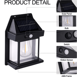 ⏰Last day 49% - Waterproof Solar Tungsten Wall Light