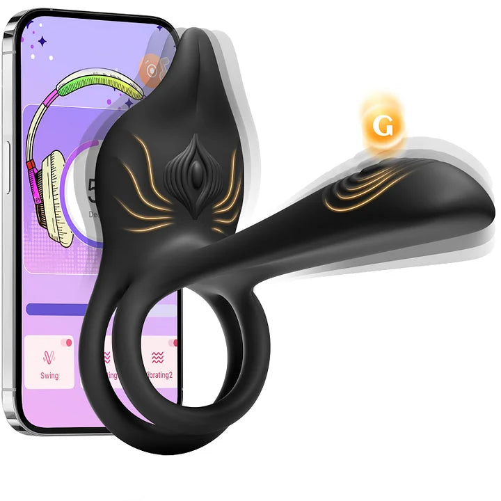 🎁Enchanted Girl Luxe Smart Vibrating Ring – App-Controlled Pleasure for Couples 💫