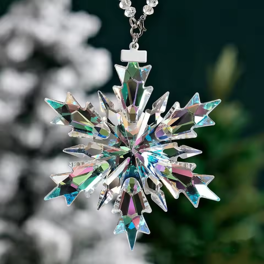 Crystal Snowflake Ornament (50% Off)